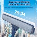 2 in 1 Window Cleaning Brush Window Mesh Screen Brush Multifunctional Glass Wiper Telescopic Cleaner Household Cleaning Tools.