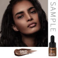 Pudaier small bottle liquid foundation concealer repair makeup moisturizing bb cream foundation 5ml. 