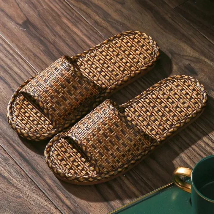 women%20and%20men%20Slippers%20non-slip%20home%20rattan%20grass%20indoor%20couple%20home%20men%20and%20women%20spring%20and%20summer%20bamboo%20woven%20sandals%20-%20Image%206