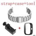 Stainless Steel Strap For CMF Watch Pro watch band Sports Metal wristband For CMF Watch Pro Watch Case Screen Protector.