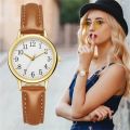 Japan Movement Women Quartz Fine Watch Easy To Read Arabic Numerals Simple-Dial часы женские наручные relogios feminino 손목시계.