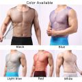 Transprent Mesh T-shirt Mens See Through Fishnet Gym Training TaMan Vest Underwear Nightclub Sheer Tops Gay Clothing. 