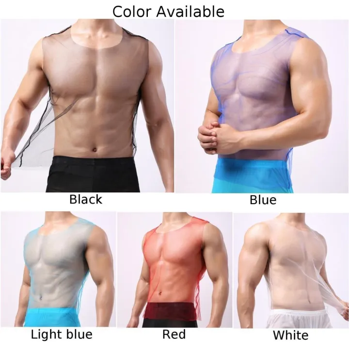 Transprent%20Mesh%20T-shirt%20Mens%20See%20Through%20Fishnet%20Gym%20Training%20TaMan%20Vest%20Underwear%20Nightclub%20Sheer%20Tops%20Gay%20Clothing%20-%20Image%207