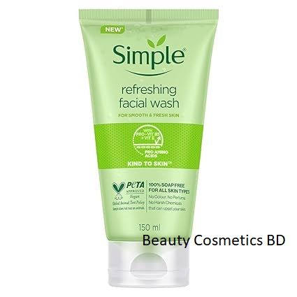 Simple Kind To Skin Refreshing Facial Wash Gel (150 ml)