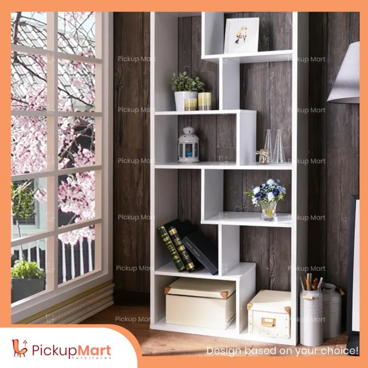 Laminated Board Book Shelf Showpiece Rack Living Room furniture BS - 78 ...