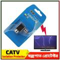 CATV Isolation protector TV Thunder Protector which used for the high-voltage insulation between house-hold CATV cable and TV or set-top box.. 