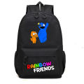 Rainbow Friends Game Original Style Backpack Cartoon Student Large Capacity Schoolbag Outdoor Travel Bag. 