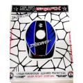 Fuel Tank Pad Lock Cap  Sticker for Apache Discover motorcycle. Blue. 