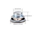 2Pcs/lot 40MM 4 Ohm 5W Audio Portable Speakers 1.5 Inch 16 Core Small Full Range Rubber Side NdFeB Waterproof DIY Speaker.