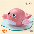 Bathroom Clockwork Swimming Toys Baby Bathtub Wind Up Swimming Lovely Cartoon Turtles Floating Bath Toys for Toddlers Baby. 