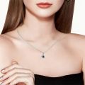 Custom Photo Projection Necklace with Picture Inside I Love You Necklace 100 Languages Personalized Heart Pendant Necklace Gift. 