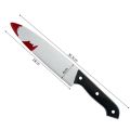 Halloween Decor Props Faked Bloody Sharp Knife Horror Cosplay Plastic Toy Simulation Kitchen Knife Party Supplies. 