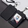 new Multifunctional Zipper Work ID Card Holder with Lanyard Identity Access Staff Badge Multi-Card Bank Transportation Campus Card case School office supplies Card Holder Purse.