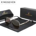 KINGSEVEN 2022 Brand Classic Pilot Polarized Sunglasses Men's Driving Male Sun Glasses Eyewear UV Blocking Oculos N7936.