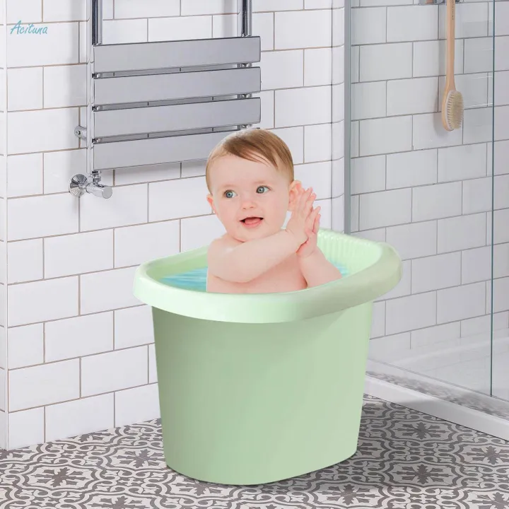 Baby%20Tub%20Bucket%20Infant%20Bathtub%20Portable%20Comfortable%20Newborn%20Shower%20Bucket%20Baby%20Essentials%20Baby%20Bath%20Bucket%20Baby%20Bath%20Tub%20for%20Kids,%20Toddlers%20-%20Image%209