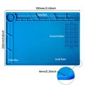 Delicate product S-140 Magnetic Insulation Silicone Soldering Mat Magnetic Repair Mat, Heat Resistant Work Mat 932°F for Repair Electronics.