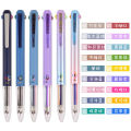 Simple Multi-Color Ballpoint Pen Student Notes Special Multi-Color One Color Marking Pen Gel Pen Press Color. 