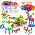 Toys Balls Children's kindergarten early education DIY water pipe puzzle large water pipe building block puzzle plastic building block toys. 