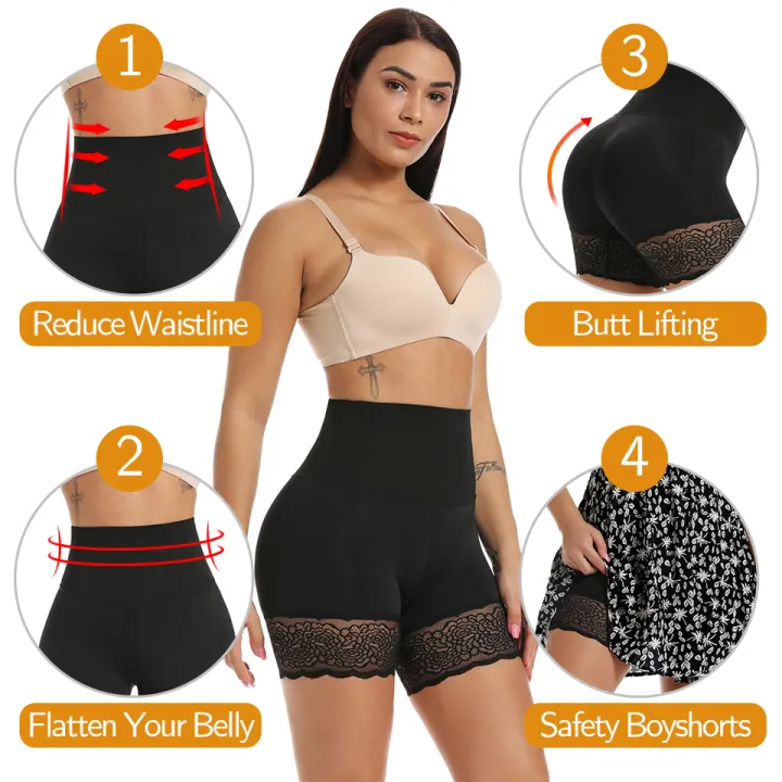 Waist%20Trainer%20Tummy%20Control%20Shorts%20High%20Waist%20Slimming%20Panties%20Body%20Shaper%20Women%20Short%20Pants%20Under%20Skirt%20Boxer%20Brief%20-%20Image%203