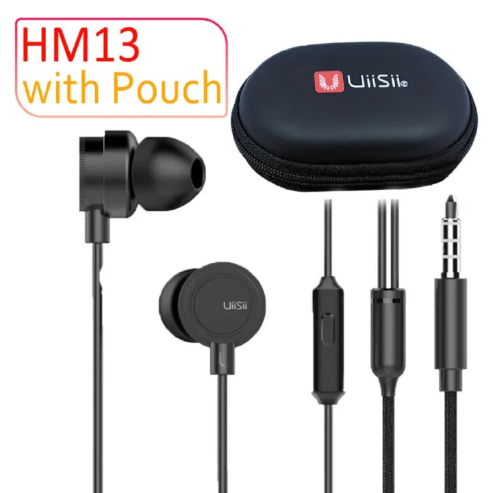 Uiisii%20Hm13%20In-Ear%20Dynamic%20Heavy%20Bass%20Metal%20Earphone%20With%20Microphone%20-%20Headphone%20-%20Image%202