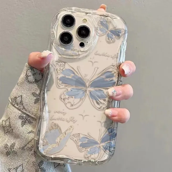 Cute%20Cream%20Butterfly%20Casing%20Oppo%20A60%204G%20Case%20-%20Image%204