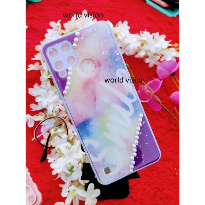 Phone Case Realme C12 / C25 / C15 / C25S New Ledis Back Cases Shiny Case Soft Transparent Cases Back Cover - Camera - Phone Back Cover (Back Case Cover For Smartphone)