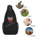 Super Bike Ducati Corse Sling Backpack Sling Bag Hiking Travel Chest Bag Daypack Men'S Crossbody Backpack Shoulder Bag Pouch. 
