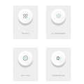 Low Noise Air Cooling Fan Car Oscillating Fan Car Auto Fan Portable Vehicle Mini Electric 12V Black. 