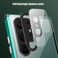 360 Anti Peeping Privacy Double Sided Tempered Glass Case For Samsung Galaxy S22 S23 S24 Ultra Case Metal Bumper Magnetic Cover. 