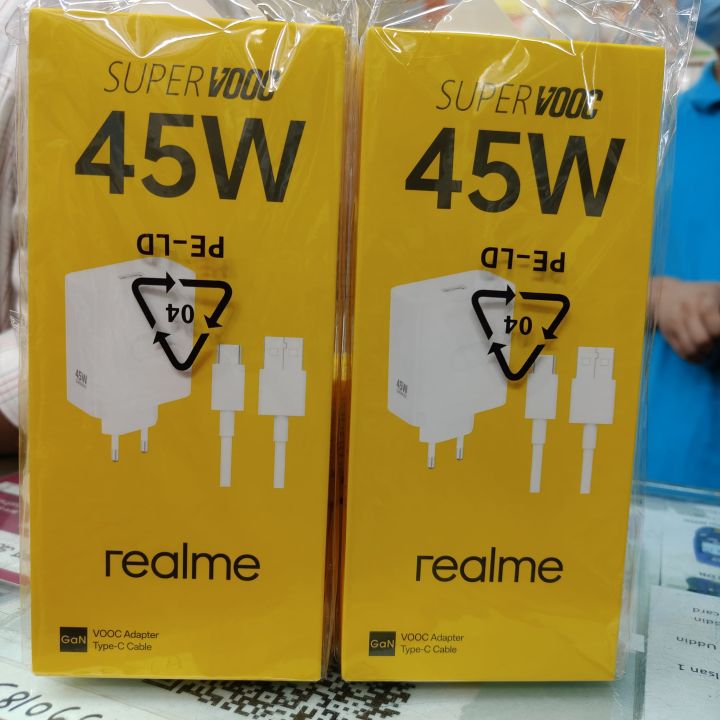 Realme SUPERVOOC 45W Power Adapter with Type C Cable