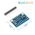 【Mary DAI Store】Bit I2C Module ADC 4 channel with Pro Gain Amplifier RPi. 