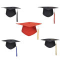 Academic Graduation Mortarboard Hat Cap with tassel Accessory Party Gifts New Fengshi. 