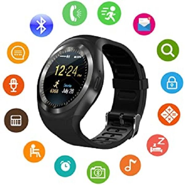 Y1 Smart watch Touch Round Display Sms Camera Bluetooth