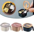 1pcs Salt and pepper spice jar with lid Transparent seasoning container spices storage box pumpkin spice boxs kitchen canister sets. 