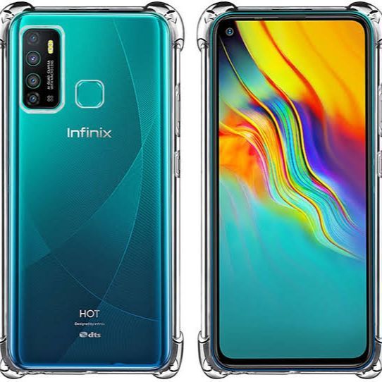 Infinix Hot 9 Play Premium Silicon Case Crystal Clear Soft TPU Ultra-Thin Transparent Defensive Mobile Phone Back Cover