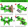 17 PCS Diamond Hole Saw Kit Drill Bits Sets Hollow Drill Set with Double Suction Cups Guide Jig Fixture From 4mm-83mm.