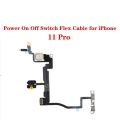 Power Volume Switch On Off Flex Cable with Metal Bracket Assembly For iPhone 11 Pro Max.