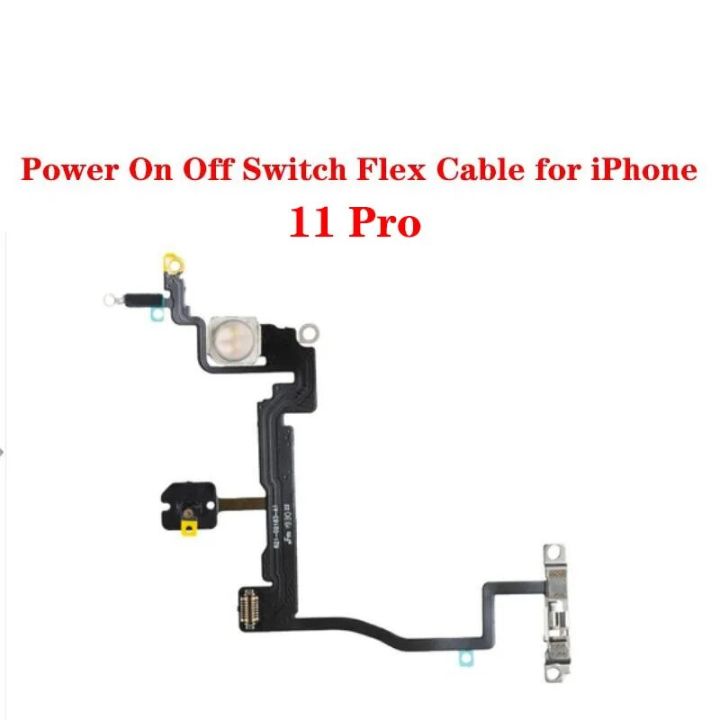 Power%20Volume%20Switch%20On%20Off%20Flex%20Cable%20with%20Metal%20Bracket%20Assembly%20For%20iPhone%2011%20Pro%20Max%20-%20Image%204