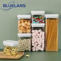 Easy-to-clean Food Jars Transparent Food Storage Jar Set Durable Easy to Clean Kitchen Containers 400/700/1200/1600ml Sizes Food-grade Good Sealing Food Storage Containers.