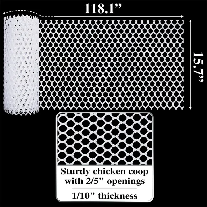 Plastic%20Chicken%20Wire%20Fence%20Mesh,Fencing%20Wire%20for%20Gardening,%20Poultry%20Fencing,%20Chicken%20Wire%20Frame%20Netting%20Black%20-%20Image%206