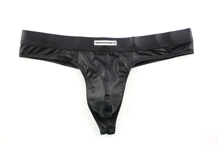 %5B%20Underwear%20Wholesale%20%5DWOWHOMME%20Men's%20Imitation%20Leather%20T-Back%20Foreign%20Trade%20Export%20Sexy%20Underwear%20Wholesale%20C41%20-%20Image%204