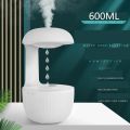 Water Drop Anti Gravity Air Humidifier Ultrasonic USB Diffuser Essential Oil Droplet Levitating Mist Maker For Bedroom LED Light. 
