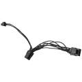 CPU 8 Pin Female to CPU 8 Pin ATX 4 Pin Male Power Supply Cable(20cm). 