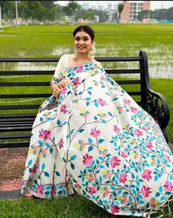 Indispensable%20-Quality%20And%20Durablity%20-Half%20silk%20afsan%20print%20saree%20for%20women%20Tangail%20Saree-%20Innovative%20Preferble%20-%20Low%20Hassle%20and%20Maintanance%20-%20Image%203