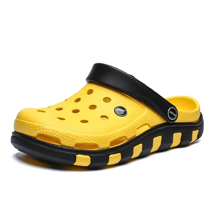 2021%20Sandals%20Mens%20Womens%20Summer%20Non-slip%20Hole%20Shoes%20New%20Cookkk%20Clogs%20EVA%20Garden%20Mules%20Beach%20Flat%20Male%20Slippers%20-%20Image%206