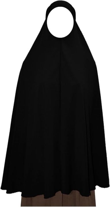Long Khimar 42" Hijab Niqaab Niqab Burqa Womens Overhead + Under Scarf