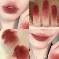 CACE 6 Colors Retro Rose Lipstick Matte Moisturizing Waterproof Sexy Red Lip Tint Fog Lip Balm Slim Tube Lips Makeup Cosmetic.