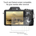 LC.D Camera Screen Toughened Protective Film Suitable For Nikon S9700S Camera - transparent. 