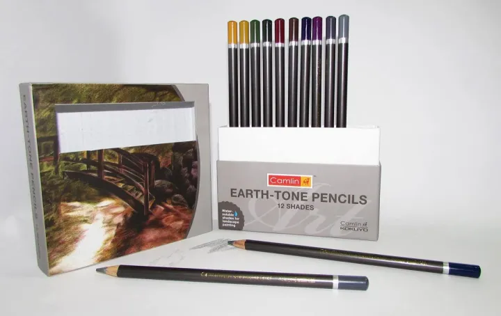 Camlin%20Earth%20Tone%20Water%20Soluble%20Pencils%20(Multicolor)%20-%20Image%203