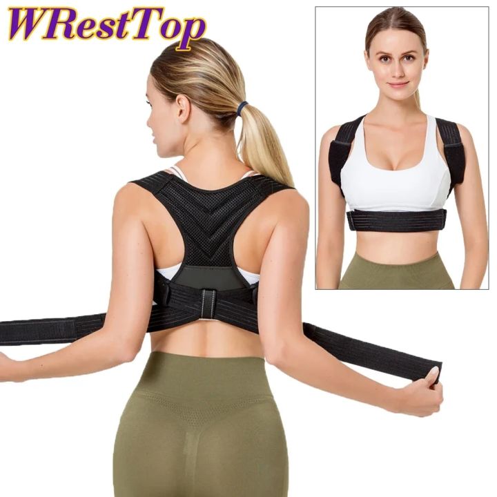 1Pcs Posture Corrector for Women Men, Adjustable Breathable Back Straightener for Relief Spine Clavicle Shoulder and Neck Pain